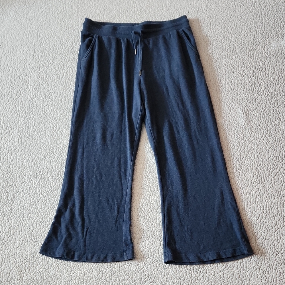 Ariat Relaxed Fit Fleece Lined Wide Leg Elastic Waist Sweatpants Loungewear